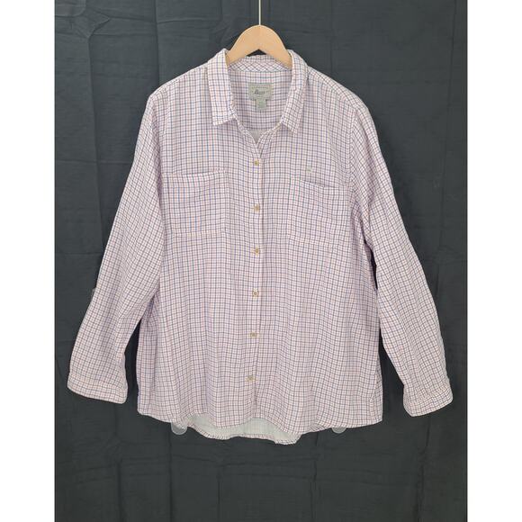 G.H. Bass men's plaid button down plaid Academia NWT Size XXL preppy gorpcore - Picture 1 of 9